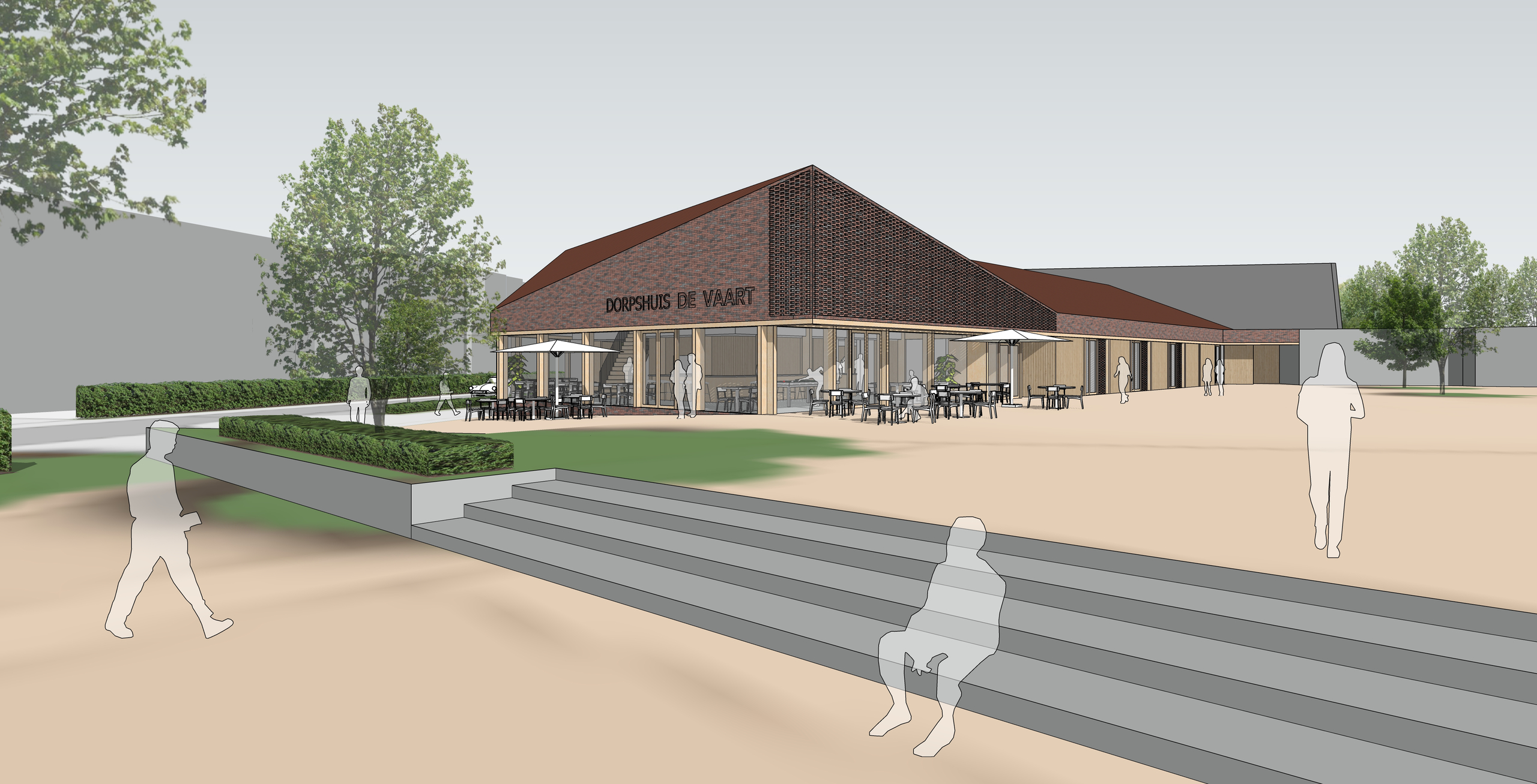 Ontwerp nieuwe dorpshuis Linschoten