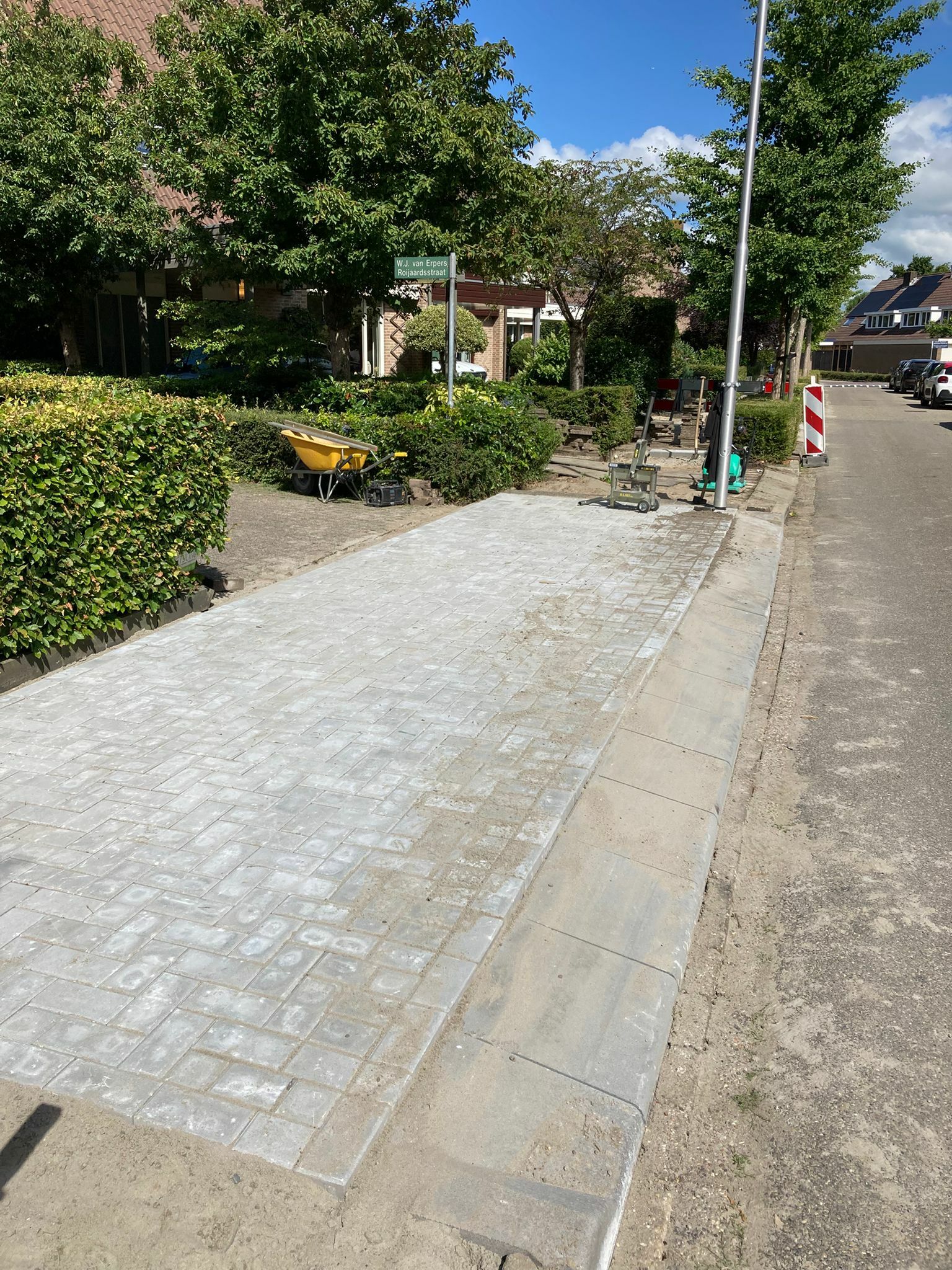 Stoepen vernieuwd Schepenerstraat en Stadhouderslaan