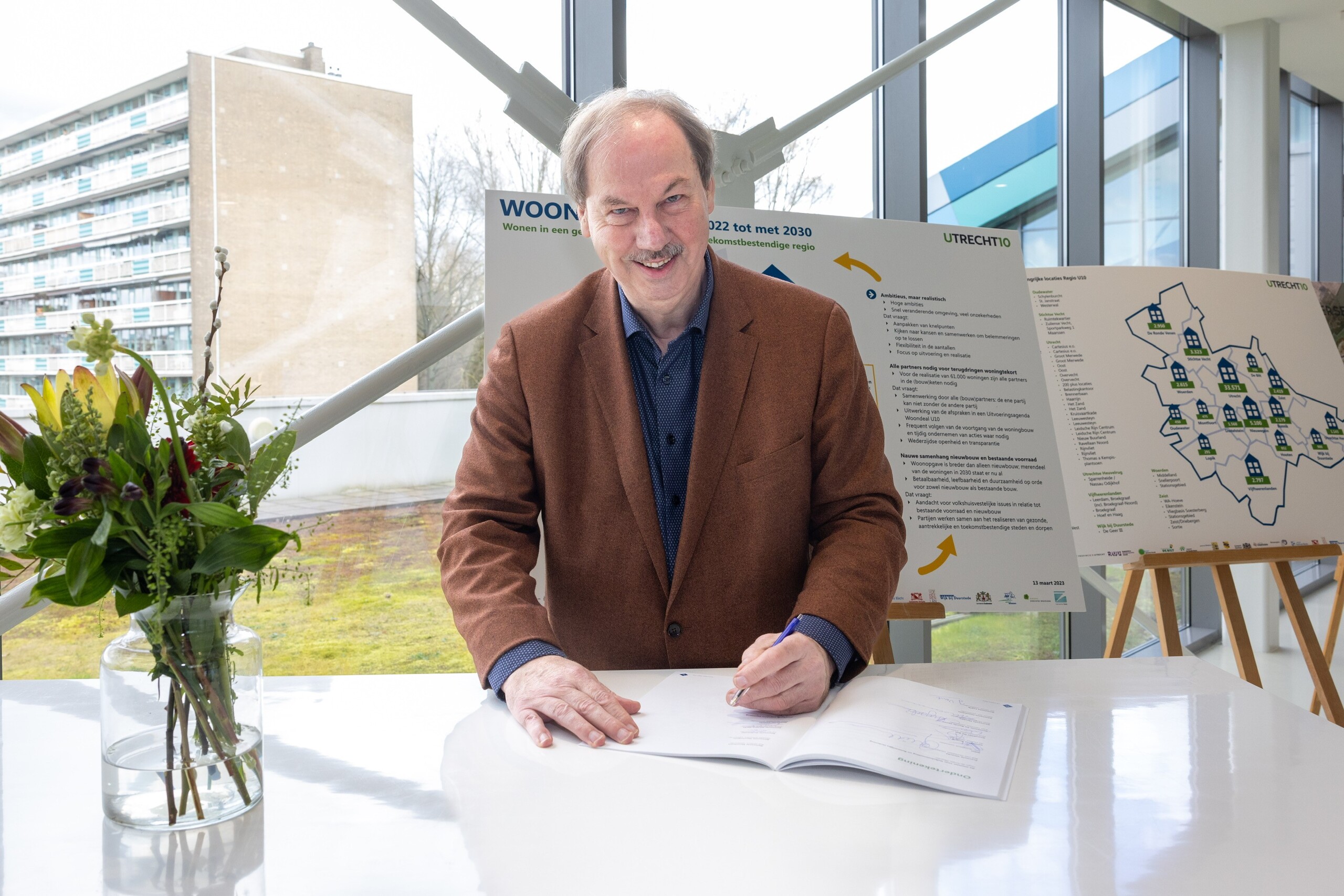 Ondertekening Woondeal Rob Jonkers 13 maart 2023