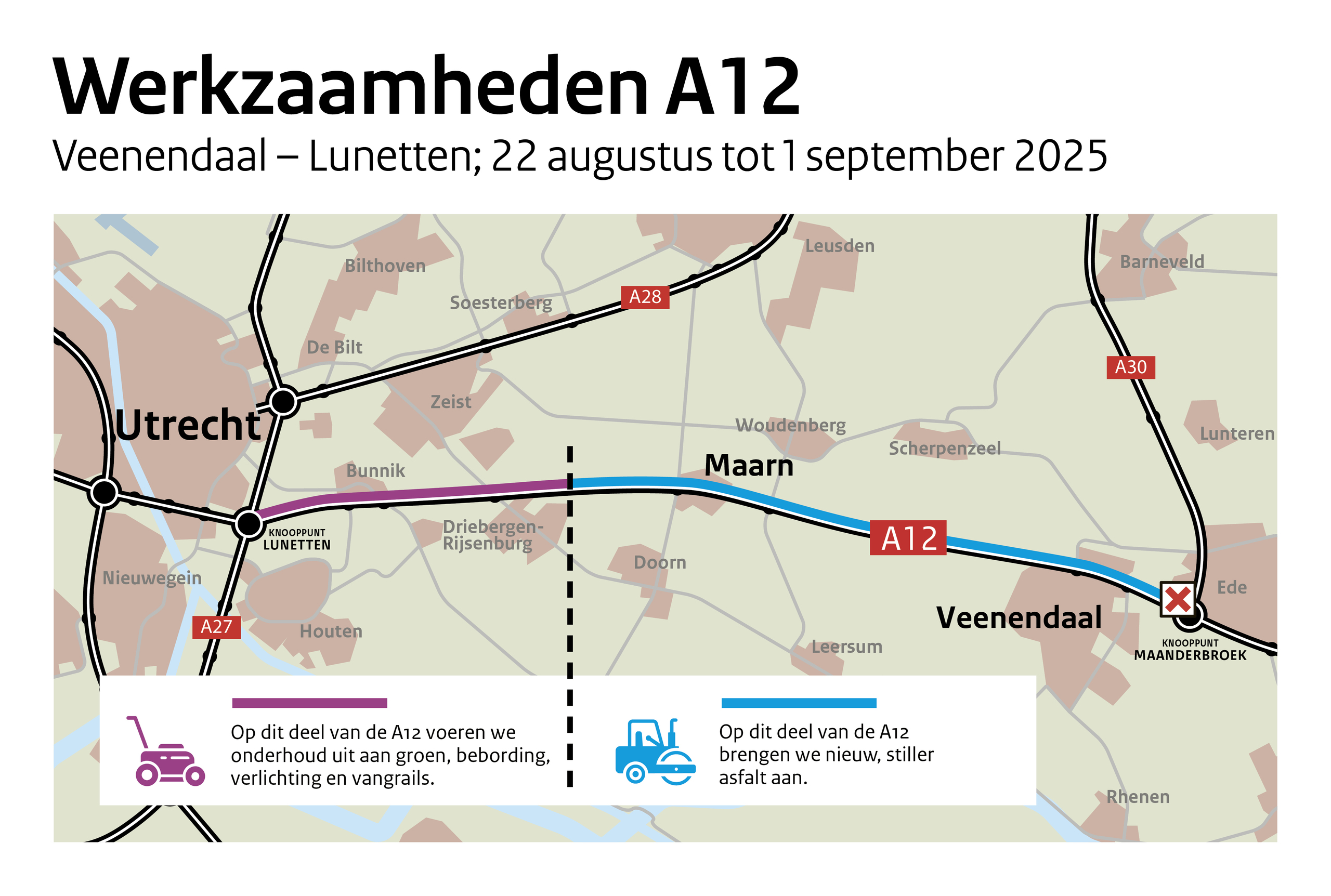 Werkzaamheden A12