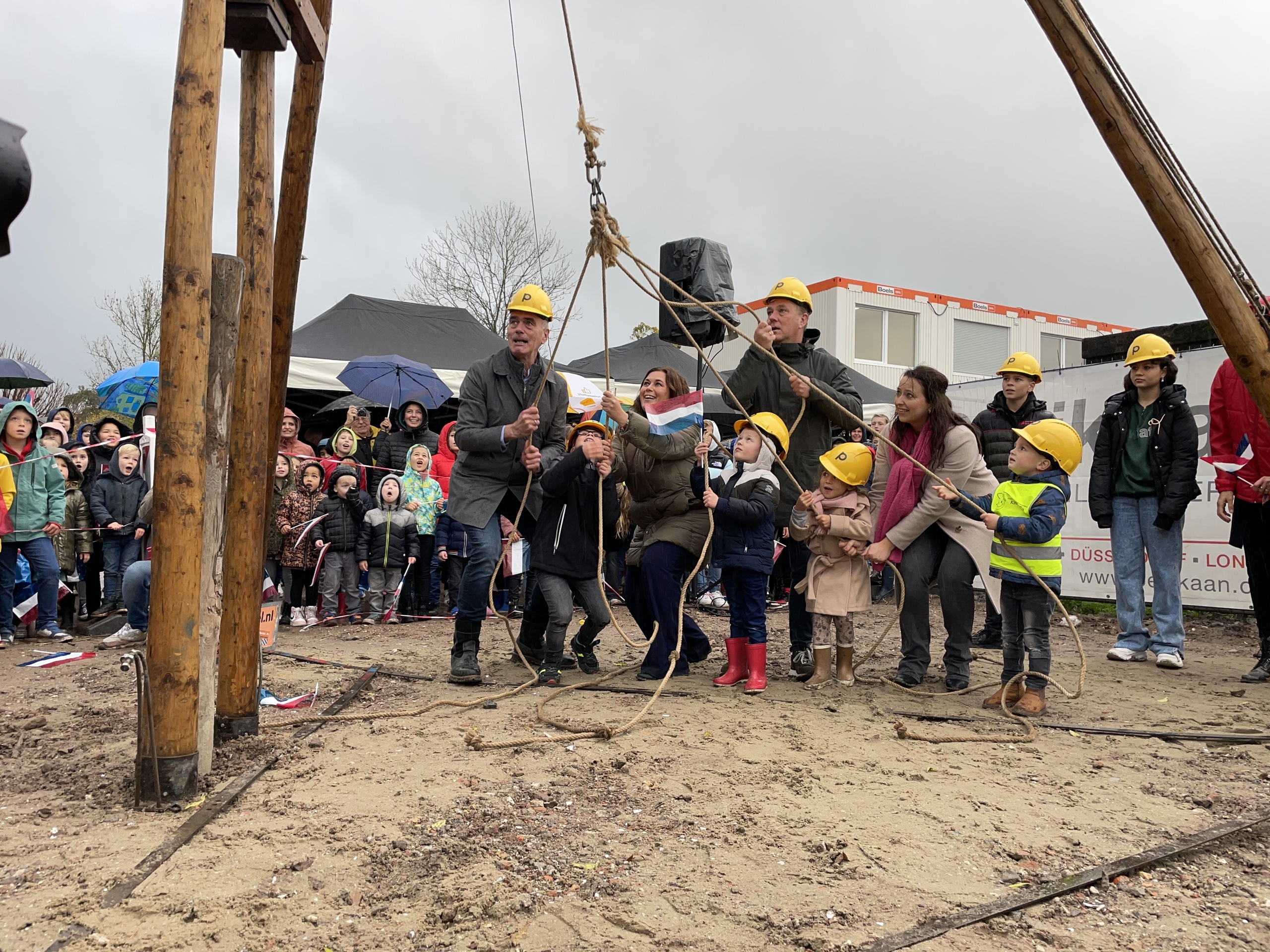 Persfoto 4 start bouw Kindcentrum Montfoort