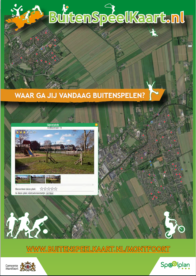 Buitenspeelkaart gemeente Montfoort