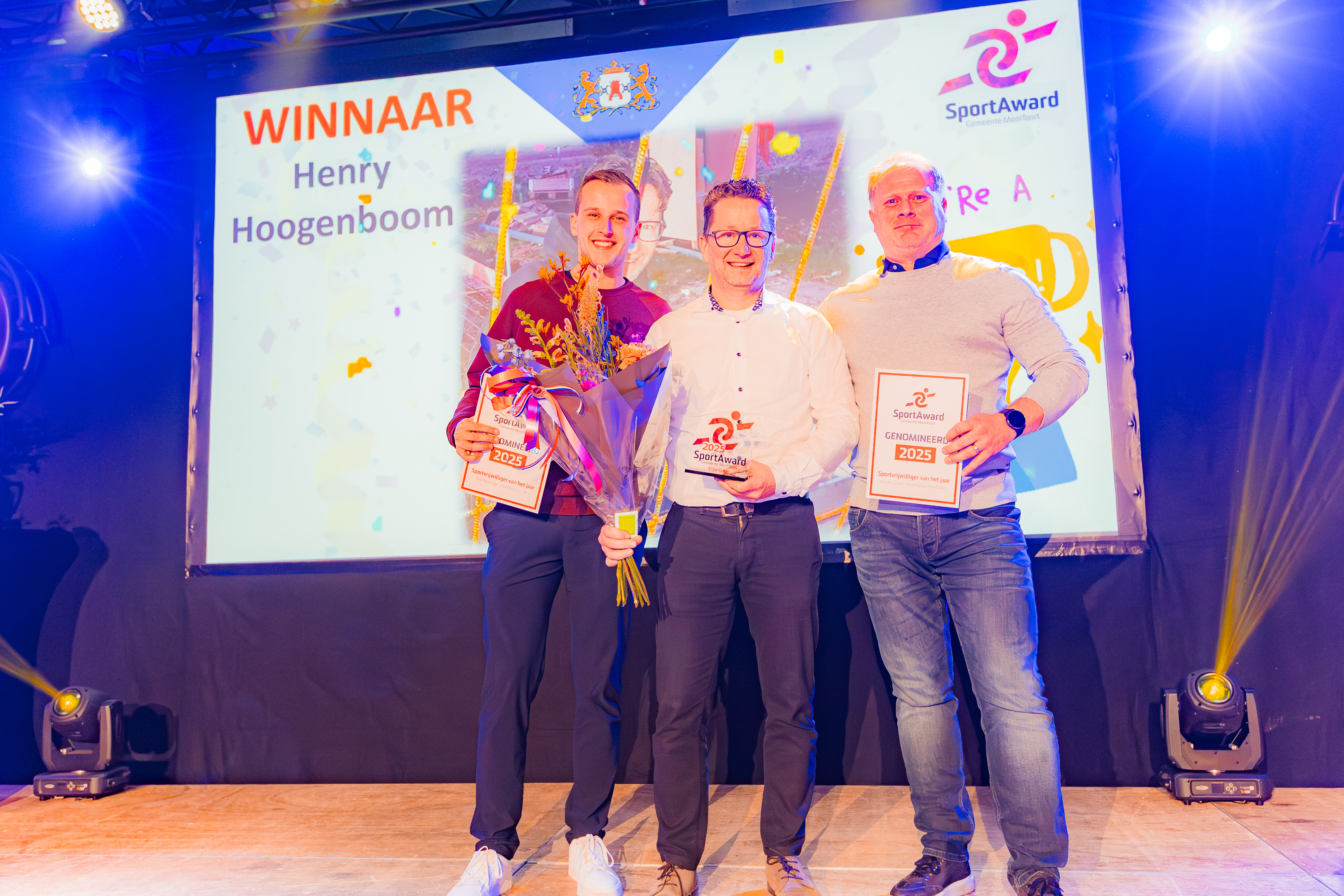 Winnaar en genomineerden Sportvrijwilliger